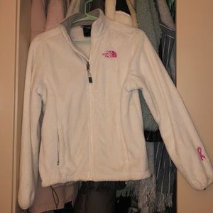 The North Face breast cancer awareness jacket